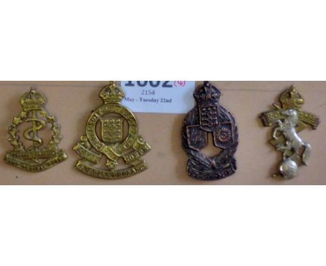 Canada - Canadian Royal Army Medial Corps - Brass KC -Royal Ordnance Corps - Brass KC - RCEME - Brass KC - RCEME Bi-Metal KC,