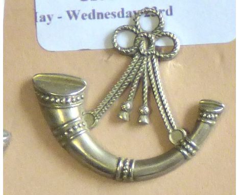 1885  - Oxfordshire + Buckinghamshire Light Infantry - w/m-Beret Badge, INF129