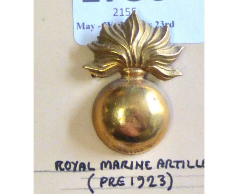 Royal Marines - Royal Marines Light Infantry - Brass (Pre 1923)                                  