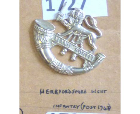 British Regiment - Light Infantry - Hertfordshire Light Infantry - w/m (post 1947)