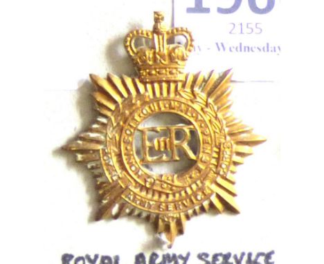  British Corps -Royal Army Service Corps - Brass QC (Pre 1953)                     