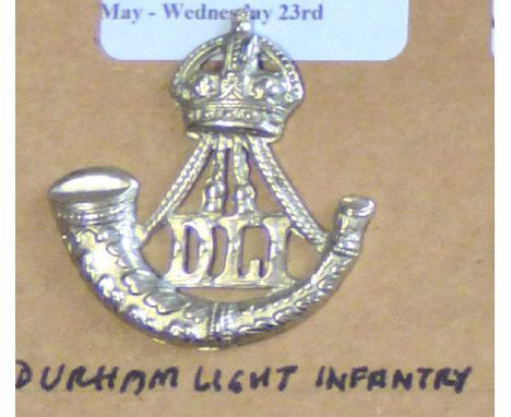 British Regiment - Light Infantry-Durham Light Infantry -  w/m  KC