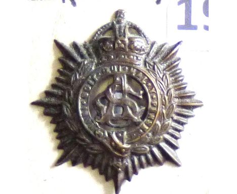British Corps -Army Service Corps - Blackened (1901-1919)                                    