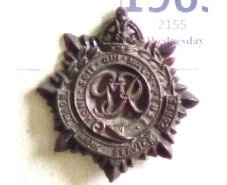 British Corps -Royal Army Service Corps - Plastic (War Economy)                    