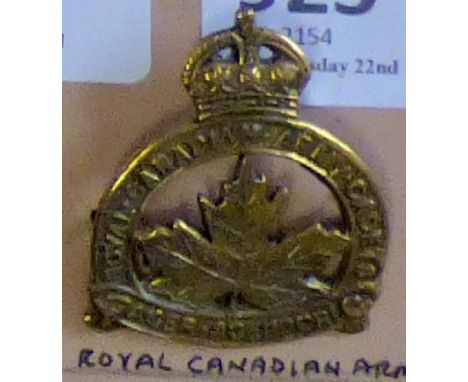 Canada - Royal Canadian Army Cadets Cap Badge- Brass KC
