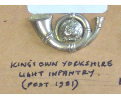 British Regiment - Light Infantry - Kings Own Yorkshire Light Infantry - w/m (post 1951)