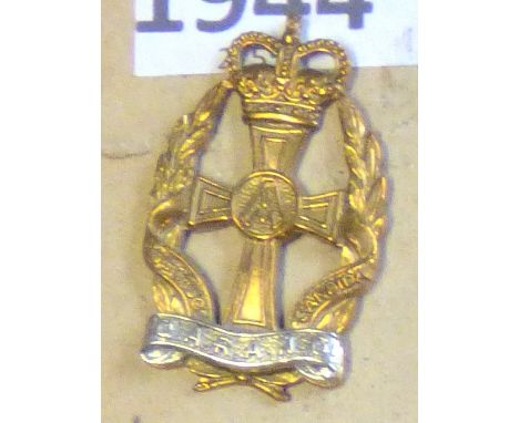 British Corps -Queen Alexandra's Royal Army Nursing Corps - QE (Pre 1953) Bi-Metal   
