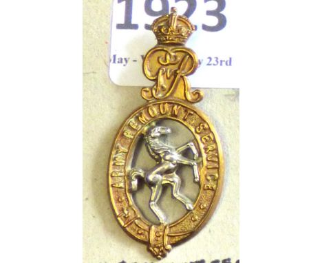 British Corps -Army Remount Service - Bi-Metal KC(1914-18)                                