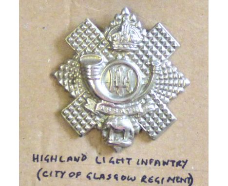 British Regiment -Scottish Regiment-Highland Light Infantry, (City of Glasgow Regiment)