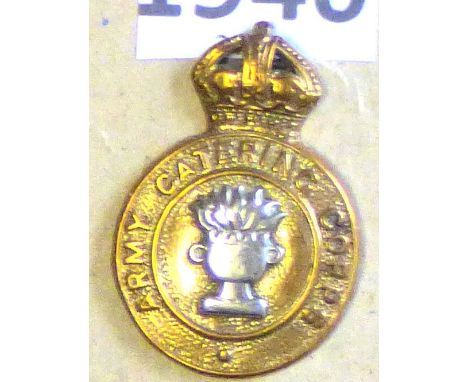 British Corps -Army Catering Corps - Bi-metal KC                                              