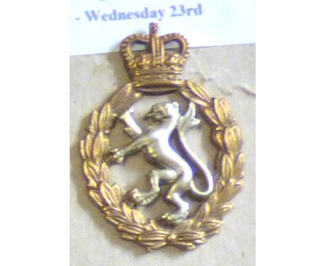 British Corps -Women's Royal Army Corps - Bi-Metal QC (Pre1953)                   