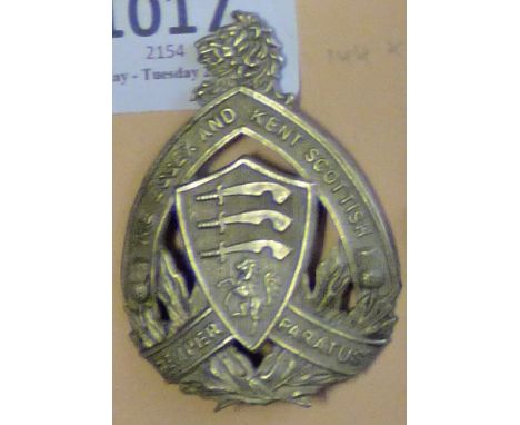 Canada - The Essex and Kent Scottish Regiment Cap badge - w/m