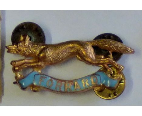 British Army Reconnaissance Corps 'Forward' Sweetheart badge