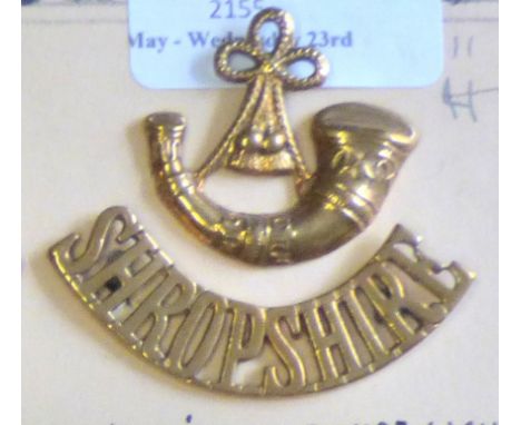 King's Shropshire Light Infantry - Bugle/Shropshire                                                            