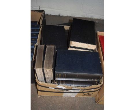One box of books The Works of R L Stevenson