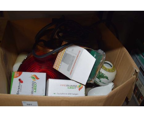 Mixed Lot: LED lights, oil style lamp etc
