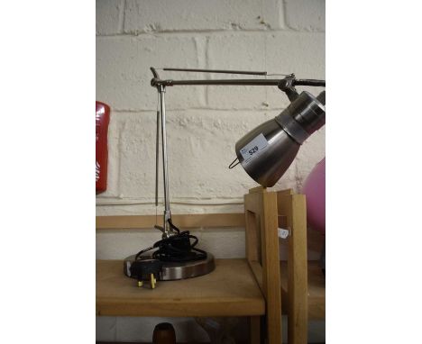 An anglepoise lamp