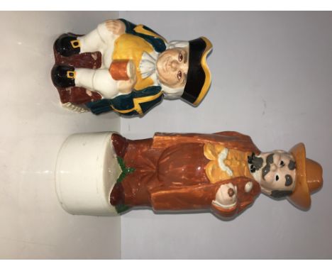 Carlton ware Toby jug and one other 