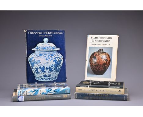 SEVEN REFERENCE BOOKS ON CHINESE CERAMICS TO INCLUDE: 'Inaugural Exhibition, Volume I: Chinese Ceramics', by The Museum of Ea