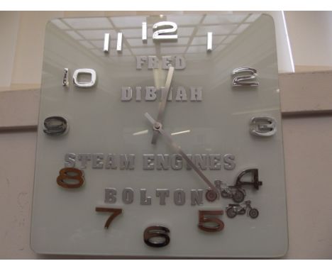 Fred Dibnah Steam Engine wall clock