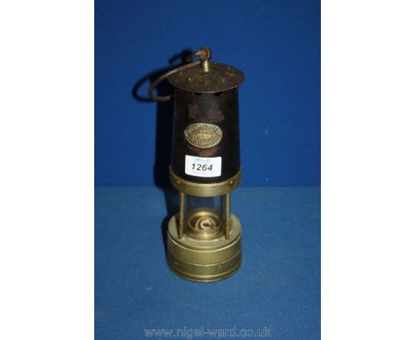 A Miner's Lamp by Ackroyd &amp; Best Ltd, Morley, Nr. Leeds.