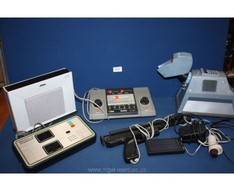 A Dr. Who K-9 dog USB digital audio system, Video master colour score, etc.,