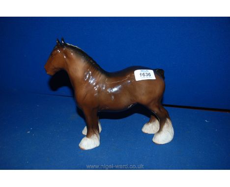 A Beswick Shire mare.