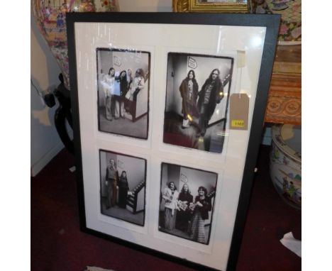 Jill F (Contemporary British), 'Pink Floyd Fans of Wembley Empire Pool, Dark Side of the Moon Tour, 1974', C-print, signed in