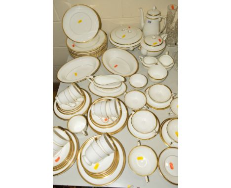 ROYAL WORCESTER 'VICEROY' DINNER/TEAWARES, to include tureen, two oval open vegetable dishes, teapot, coffee pot, gravy boat 