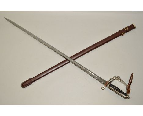 A FINE EXAMPLE OF AN 1857 PATTERN ROYAL ARTILLERY OFFICERS SWORD, this example has been subject to a complete and professiona