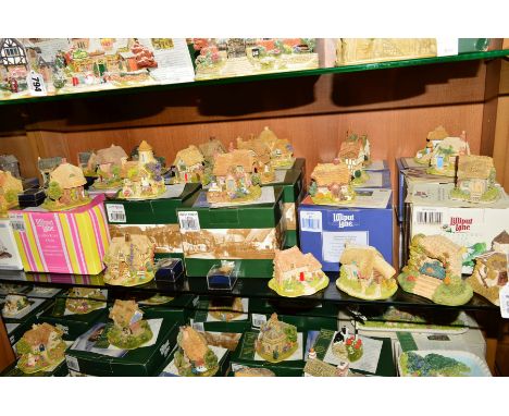 TWENTY THREE LILLIPUT LANE SCULPTURES FROM SYMBOL OF MEMBERSHIP, eighteen boxed, to include 'The Dovecot' 1989/90 (no box or 