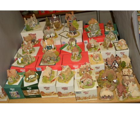 THIRTY FOUR LILLIPUT LANE SCULPTURES FROM SOUTH EAST/SOUTH WEST COLLECTION (26 boxed), to include 'Saffron House', 'The Gable