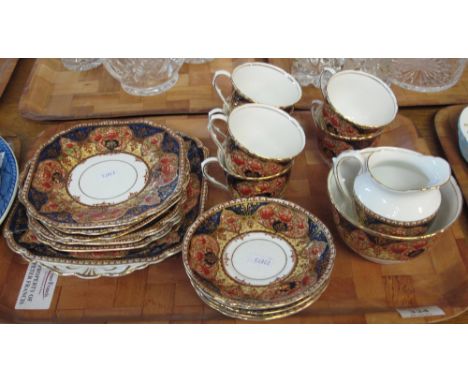 Tray of Melba bone china gilt and floral teaware. (B.P. 24% incl. VAT)