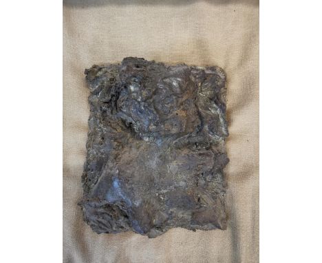 A 20th century composite 3-D wall plaque, portrait of a girl 31cm x 26cm Location: CF 