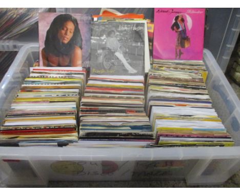 A large crate of Soul/R&amp;B/Dance 7" singles 