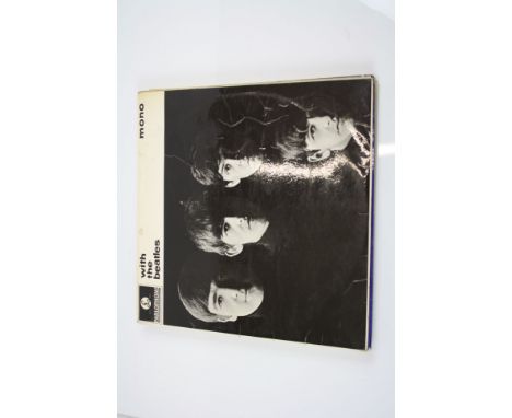 Vinyl - Collection of five Beatles LP's to include With The Beatles (PMC 1206 second pressing, mono) vinyl Vg sleeve vg with 