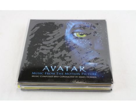 Vinyl - Collection of 7 x modern vinyl reissue sountrack LP's to include Avatar, Raiders Of The Lost Ark, The Blade Runner, W