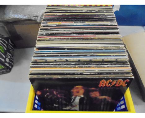 Vinyl - A superb collection of over 90 rock LP's &amp; 12" singles including AC/DC, Pink Floyd, Motorhead, David Bowie, Sex P