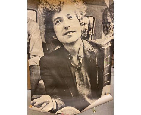 Music Posters - Four posters featuring Bob Dylan to include 1968 Personality Posters UK Ltd No 174 Bob Dylan (Hands), Bob Dyl