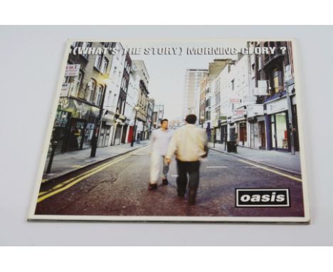 Vinyl - Oasis What's The Story Morning Glory? LP on Creation CRELP189 sleeve vg, vinyl showing some light scratching but none