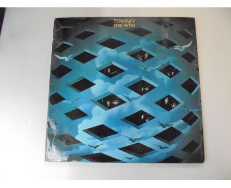 Vinyl - The Who - Tommy 613 013/4 also 2657 002 sticker to rear.  Ernest J Day sleeve with taped repairs.  Numbered booklet 3