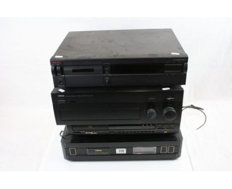 Musical equipment - Yamaha AX590 Stereo Amplifier, Nakamichi cassette deck, Matrantz CD63MK2 CD player, Revox H6 FM tuner.  U