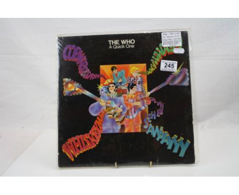 Vinyl - The Who A Quick One LP on Reaction 593002 1st press, laminated sleeve, blue/silver label, vinyl vg with marks, sleeve
