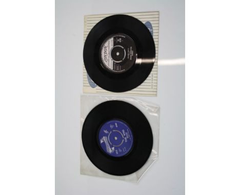 Vinyl - Two 45s to include The Who Substitute/Instant Party (Reaction 591001) no sleeve, vinyl vg+ and Brian Johnson Combo Th
