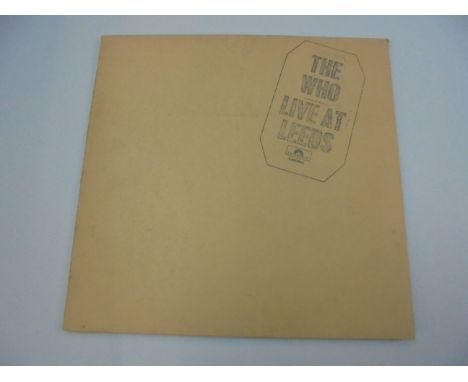 Vinyl - The Who Live at Leeds LP on Polydor 2480004 German pressing with 12 inserts, black text to sleeve, vinyl vg++, sleeve