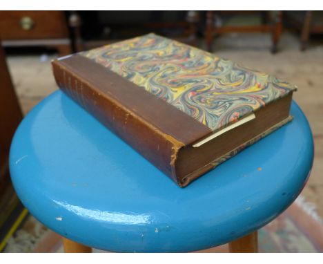 Vol. 'Lettere Familiari e Critiche' by Vincenzio Martinelli, Londra: 1758, marbled end, together with two vols. of letters fr