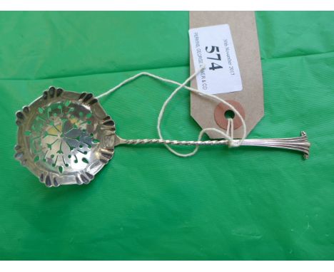 Georgian sifter ladle (Believed Birmingham 1788)