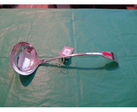 Plated soup ladle 