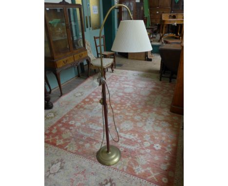 Brass standard down drop standard light fitting