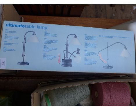 Unused boxed ultimate table lamp